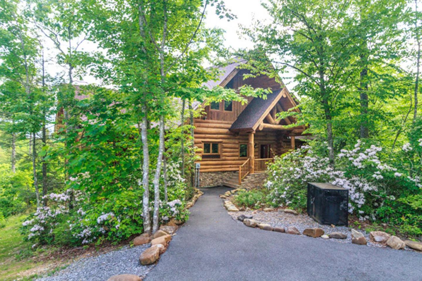 Big Bear Ridge Lodge - Breathtaking Mountain Views And Private Forest Scenes In Amazing Large Log Cabin Gatlinburg Exteriér fotografie