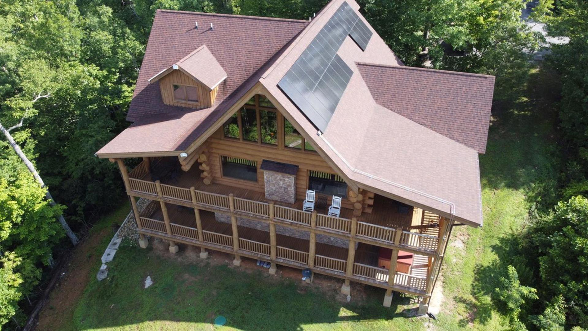 Big Bear Ridge Lodge - Breathtaking Mountain Views And Private Forest Scenes In Amazing Large Log Cabin Gatlinburg Exteriér fotografie