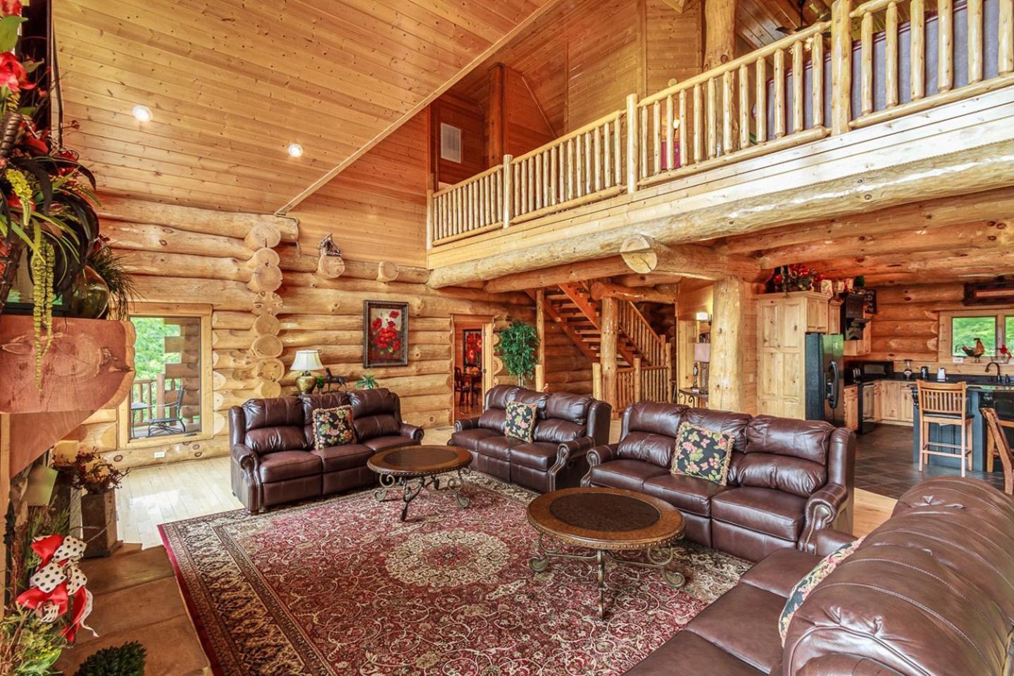 Big Bear Ridge Lodge - Breathtaking Mountain Views And Private Forest Scenes In Amazing Large Log Cabin Gatlinburg Exteriér fotografie