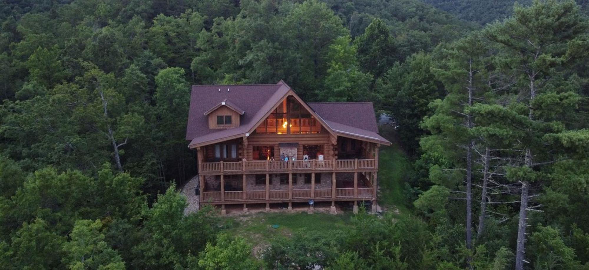 Big Bear Ridge Lodge - Breathtaking Mountain Views And Private Forest Scenes In Amazing Large Log Cabin Gatlinburg Exteriér fotografie